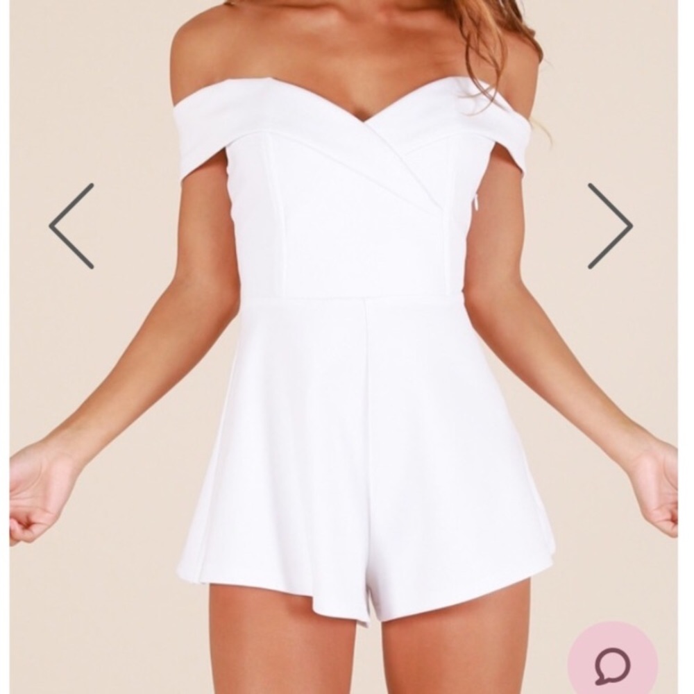 Off the shoulder romper